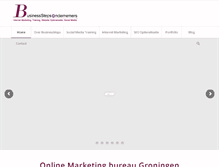 Tablet Screenshot of businesssteps.nl